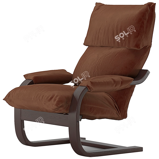 Onega Relax Armchair | Adjustable Backrest | Ergonomic Design 3D model image 3