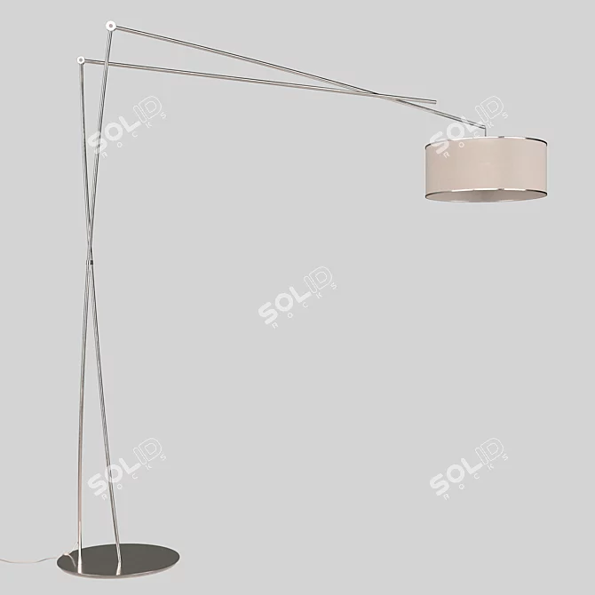 Minimalist Floor Lamp: Prandina Effimera F50 3D model image 2