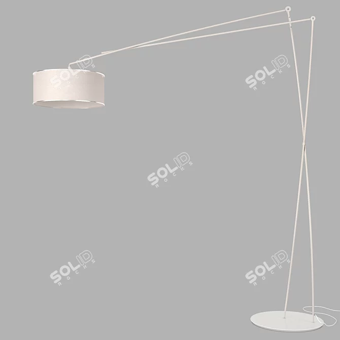 Minimalist Floor Lamp: Prandina Effimera F50 3D model image 3