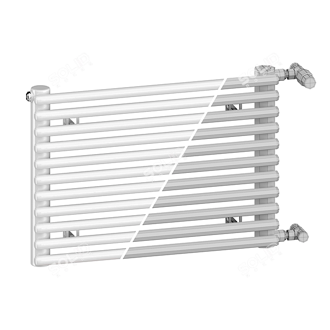 Zehnder Kleo Vertical Radiators 3D model image 3