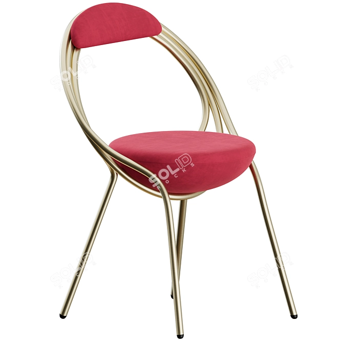 Mid-Century Musico Chair by LEE BROOM 3D model image 2