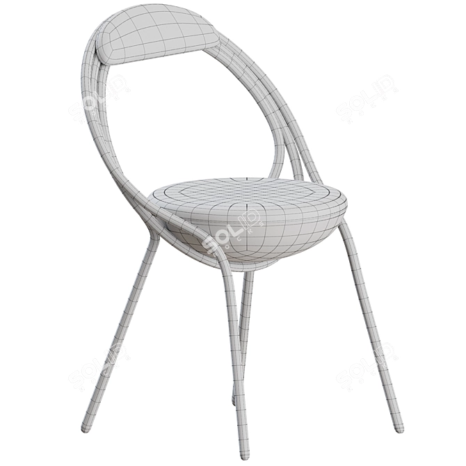 Mid-Century Musico Chair by LEE BROOM 3D model image 5
