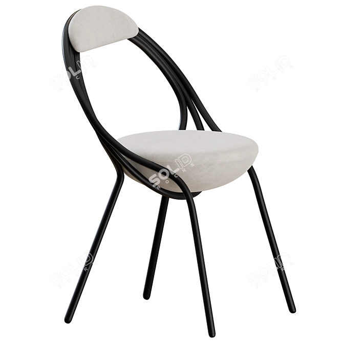 Mid-Century Musico Chair by LEE BROOM 3D model image 6