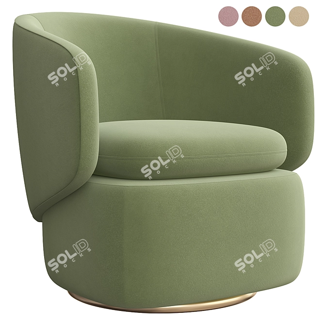 Comfort Plus Armchair 3D model image 1