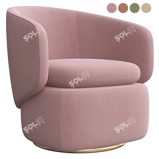 Comfort Plus Armchair 3D model image 2