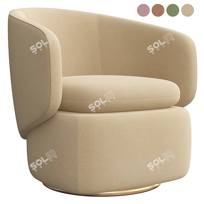 Comfort Plus Armchair 3D model image 3