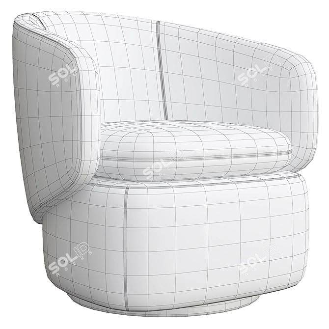 Comfort Plus Armchair 3D model image 5