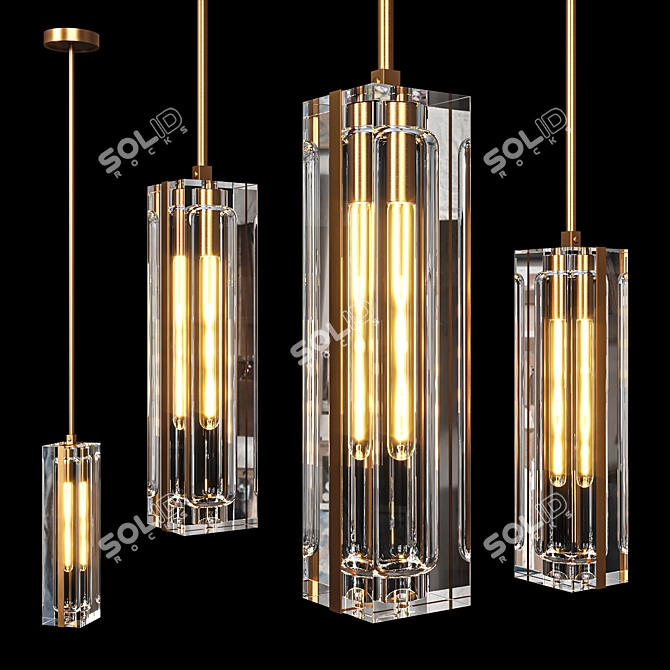 Sleek Reach - Contemporary Lighting Solution 3D model image 1