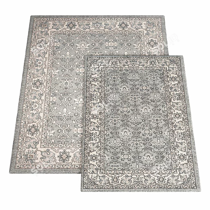 Carmel Clevie Rug - Elegant and Versatile Modern Decor 3D model image 1