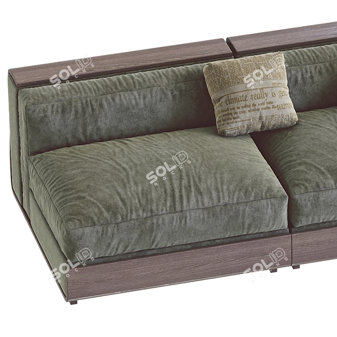 Acerbis LIFE Sofa 2: Stylish and Functional 3D model image 7