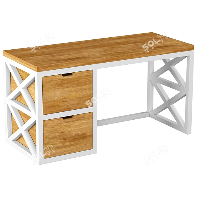 Sleek Loft Table | DS-107 3D model image 1