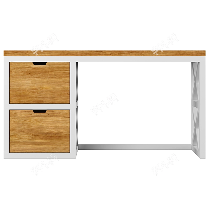 Sleek Loft Table | DS-107 3D model image 2