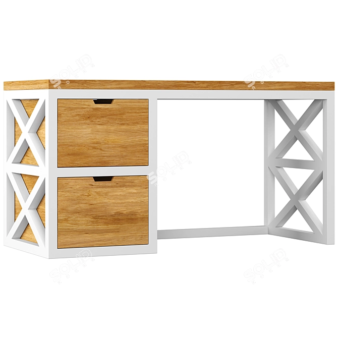 Sleek Loft Table | DS-107 3D model image 3