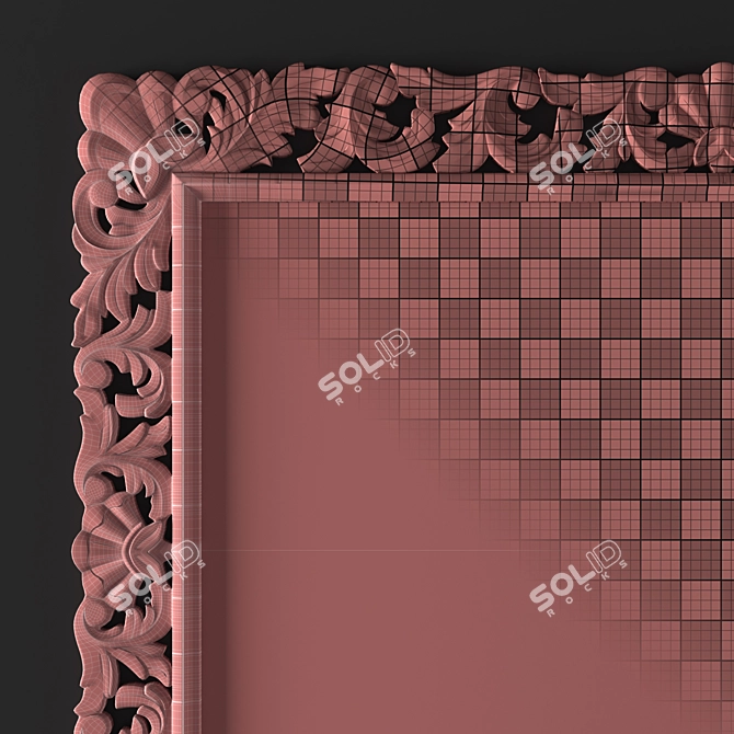 Elegant Classic Frame 01 3D model image 3