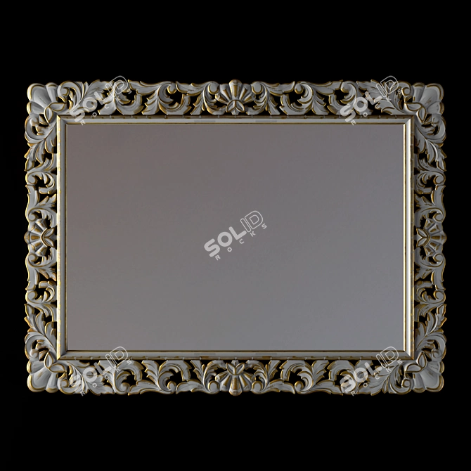 Elegant Classic Frame 01 3D model image 6