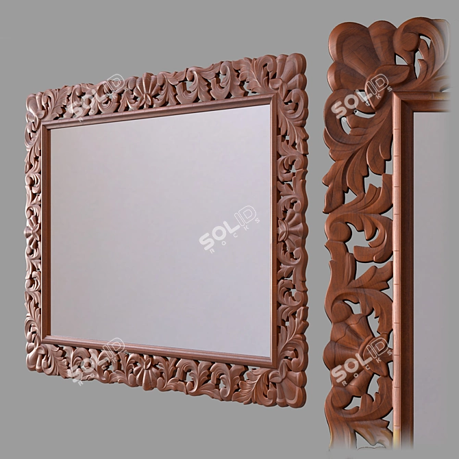 Elegant Classic Frame 01 3D model image 14