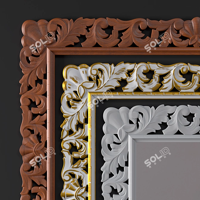 Elegant Classic Frame 01 3D model image 16