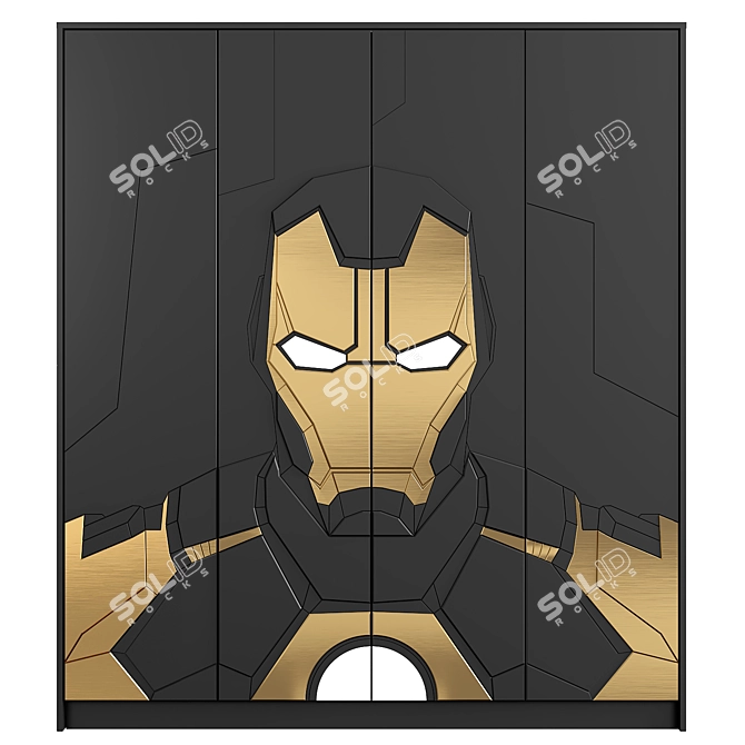 Marvel Iron Man Wardrobe 3D model image 1