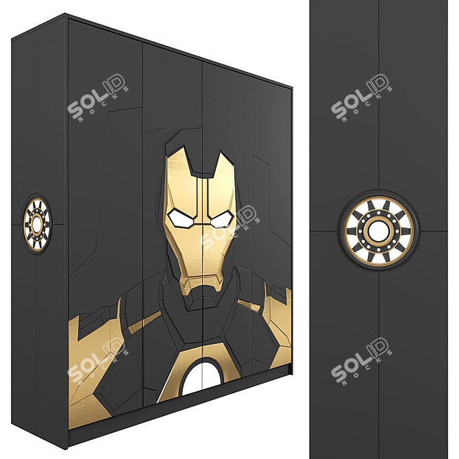 Marvel Iron Man Wardrobe 3D model image 2