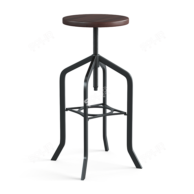 Industrial Loft Style Bar Stool ET-BM3732 3D model image 1