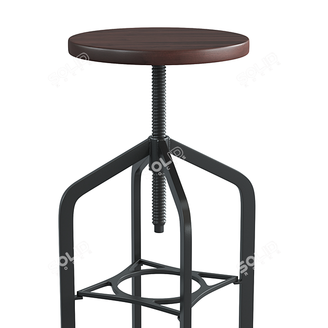 Industrial Loft Style Bar Stool ET-BM3732 3D model image 4