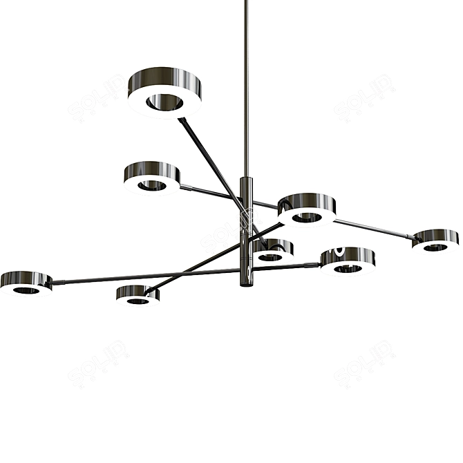 ATISSA Pendant Light: Elegant and Customizable 3D model image 1