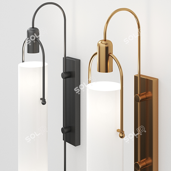 Sleek Wall Sconce | Allied Maker | Arc Well 22 3D model image 2