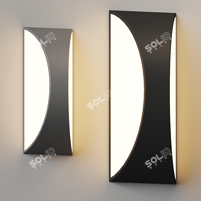 Cabo LED Wall Sconce: Stylish Illumination 3D model image 3