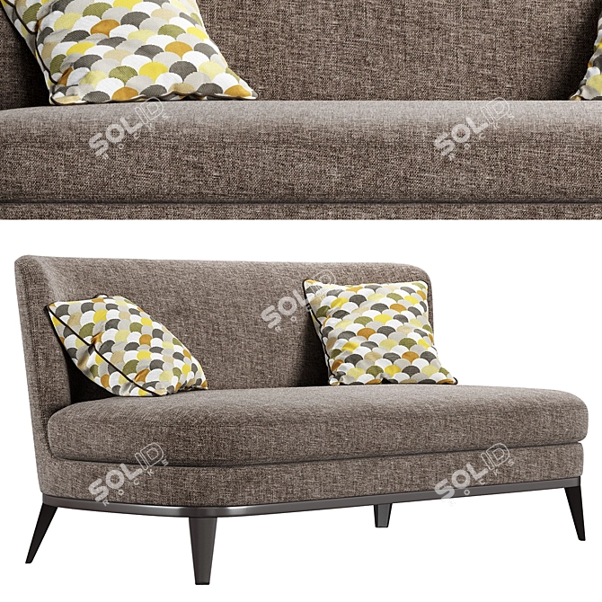 Bono Konyshev 2-Seater Sofa 3D model image 4