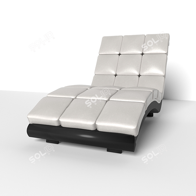 Elegant Venezia Armchair 3D model image 3