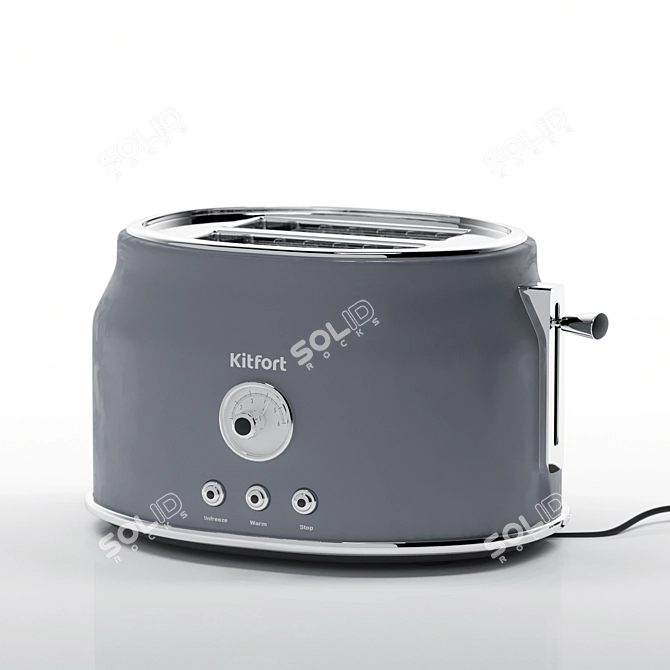 Kitfort Toaster: Perfect Toast Every Time 3D model image 1