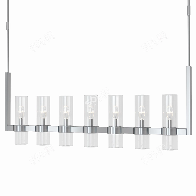 Luxury Deco Pendant Light: Hardware Ravelle 3D model image 5