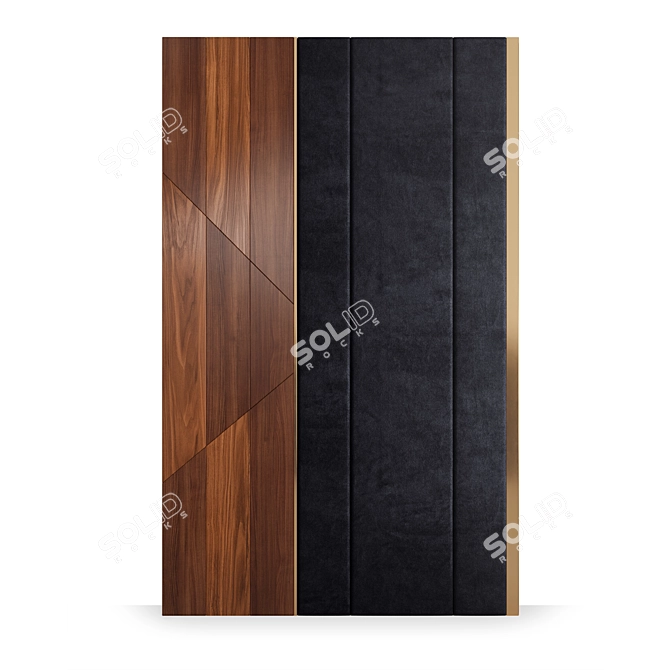 Luxury Shadow Wall Panels 3D model image 1