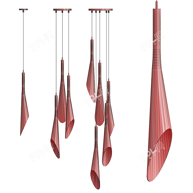 Elegant Calle Collection: Timeless Terzani Beauty 3D model image 2