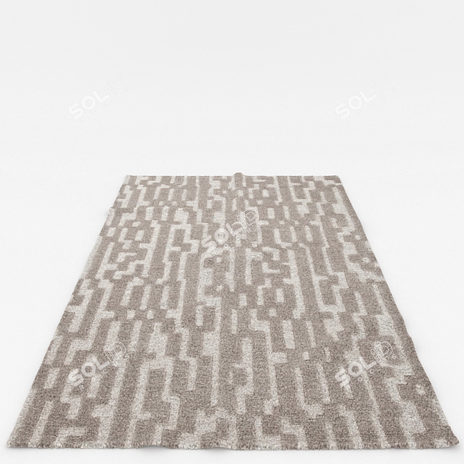 Versatile Rug Set - 6 Unique Designs 3D model image 6