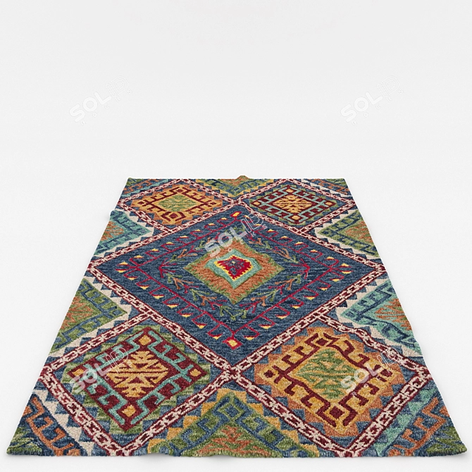6-Piece Variety Rugs Set 3D model image 6