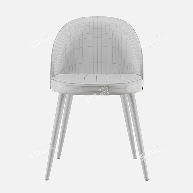 iModern Shelly Chair - Stylish and Comfortable 3D model image 7