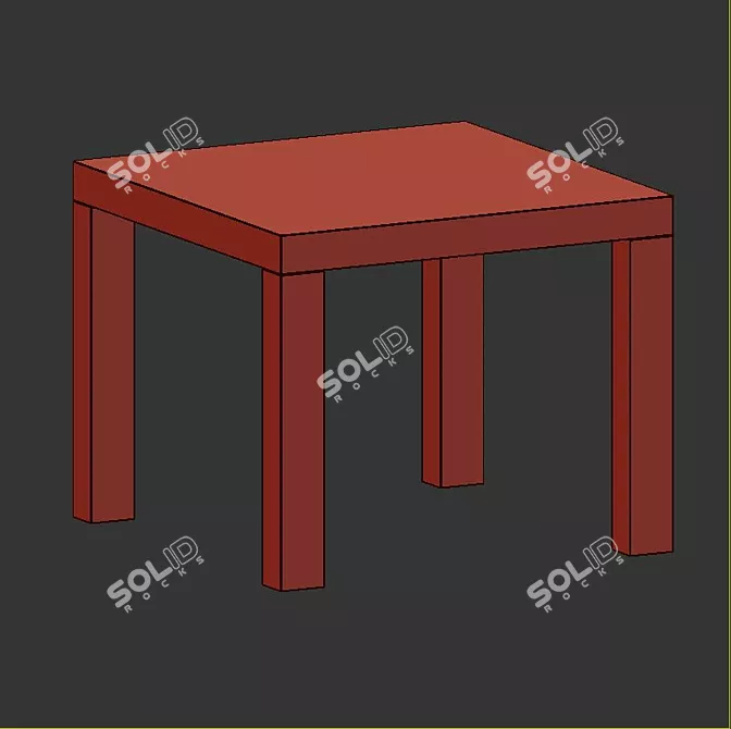 Modern Grey Nest of Tables Set 3D model image 5