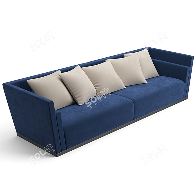 Elegant Fendi Casa Borromini Sofa 3D model image 4