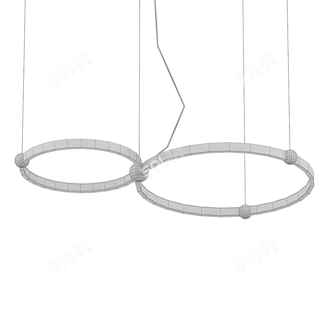 Celestial Pendant Light: PLANETARY 3D model image 2