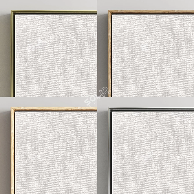 Modern Abstract Photo Frame Collection 3D model image 8