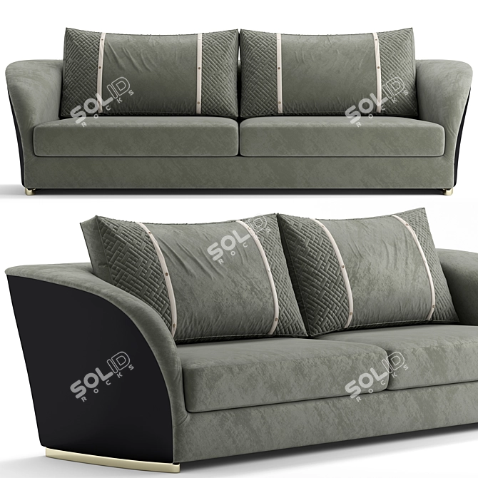 Bentley Sofa: Luxurious Comfort for Your Living Room 3D model image 1