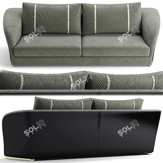 Bentley Sofa: Luxurious Comfort for Your Living Room 3D model image 2