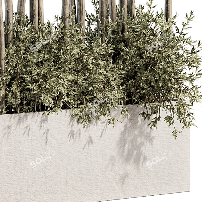 Botanical Bliss: Outdoor Plant Set 3D model image 5