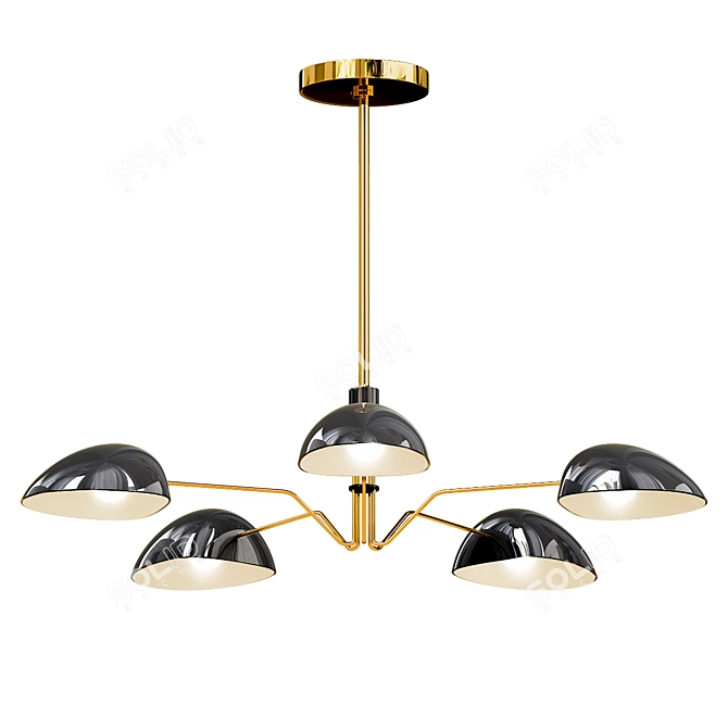 Elegant Jane Chandelier - Timeless Beauty Exudes 3D model image 1