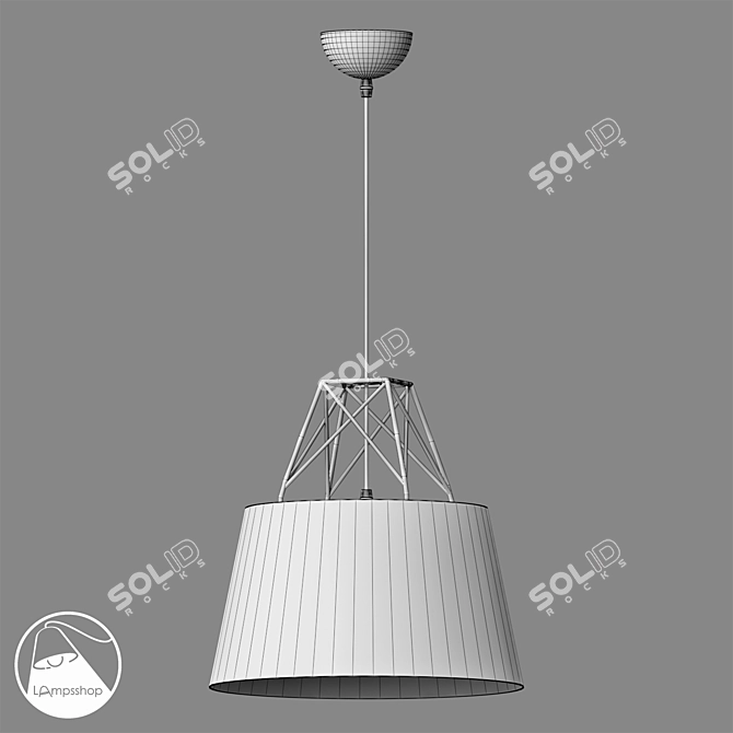 Colorful Pendant Lamp for Kids Room 3D model image 2