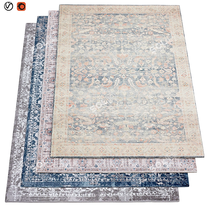 - Title: Premium Texture Carpets | 200x300cm 3D model image 1