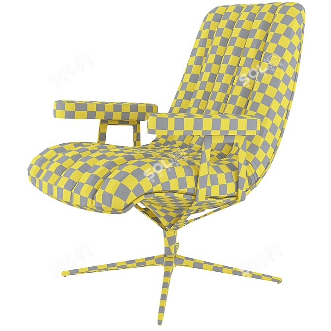Title: Elegant Healey Lounge Armchair 3D model image 6