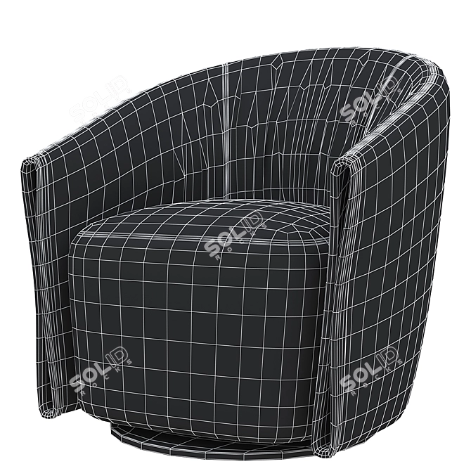 Light Luxury Sofa Chair | Modern and Elegant Design 3D model image 4