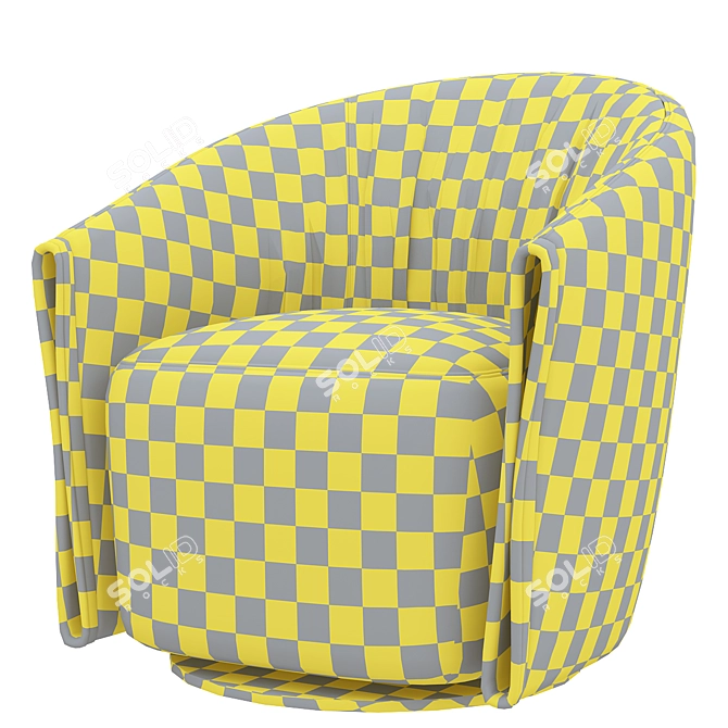 Light Luxury Sofa Chair | Modern and Elegant Design 3D model image 5